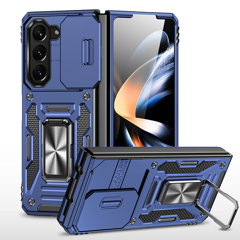 Samsung Galaxy Z Fold 5 Sliding Window With Kickstand Phone Case