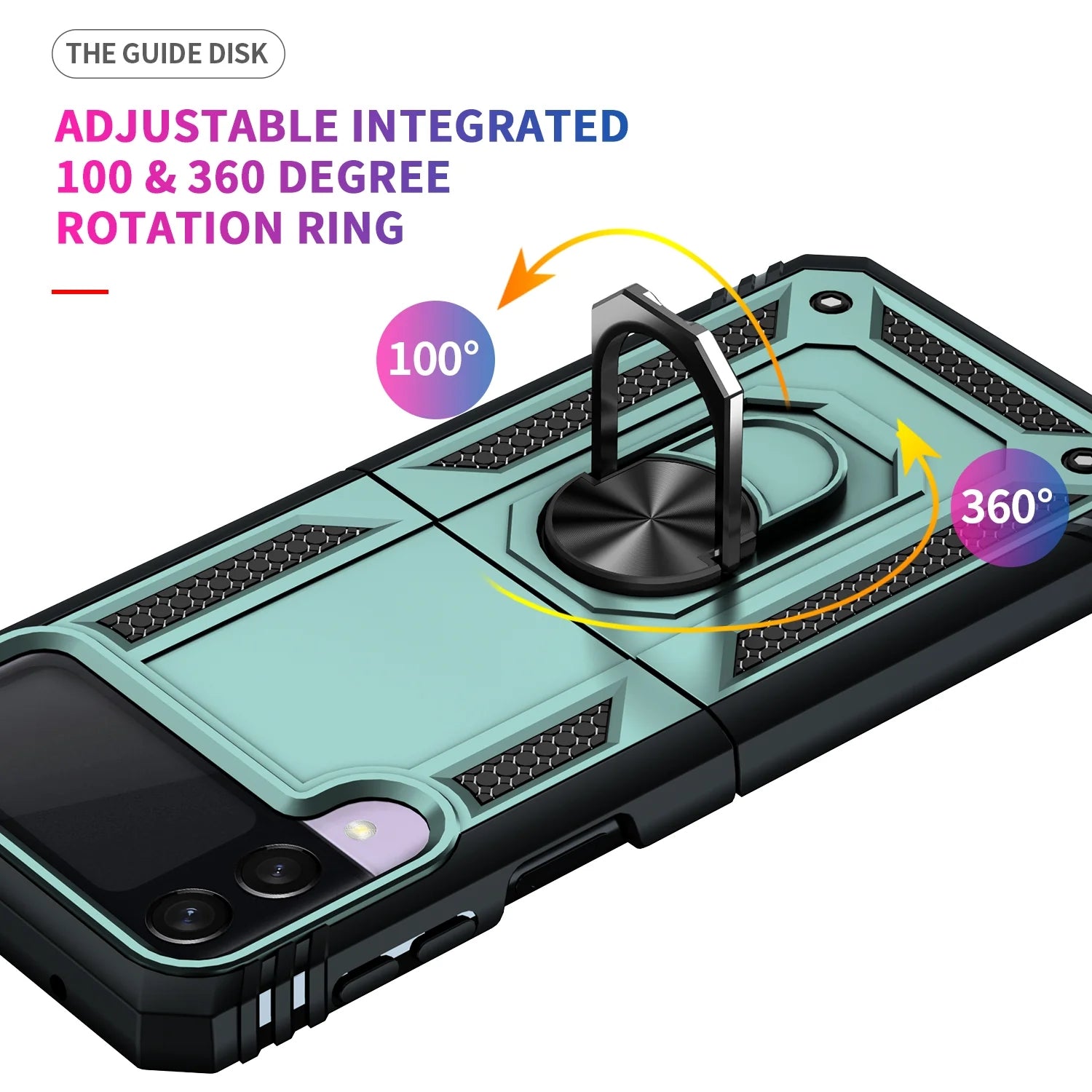 Ring Magnetic GPS car mount Phone Holder for Samsung Galaxy Z Flip 3 case