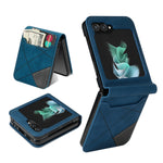 Samsung Galaxy Z Flip 5 Fold Insert Card Connect Contrasting Colors line Case