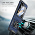 Samsung Galaxy Z Flip 5 Dual Colors Ring Magnetic GPS Car Mount Phone Holder Case