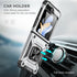 Samsung Galaxy Z Flip 5 Dual Colors Ring Magnetic GPS Car Mount Phone Holder Case