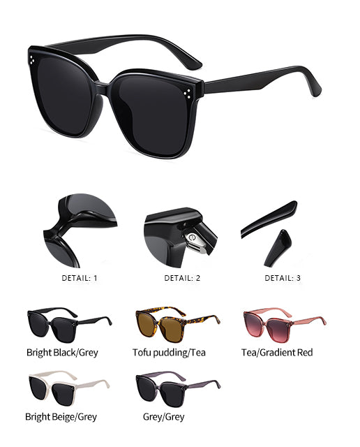 Polarized Sunglasses for Women Vintage Retro Round( TR6305*Wan)