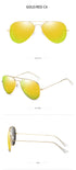 Polarized Fashion Sunglasses with Double Bar Flat Stainless Metal Frame(3025*Jie)