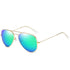 Polarized Fashion Sunglasses with Double Bar Flat Stainless Metal Frame(3025*Jie)