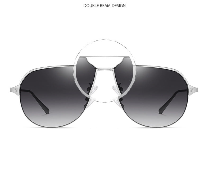 Polarized Fashion Sunglasses with Double Bar(JS8509*Wan)