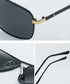 Polarized Sunglasses with Double Bar Flat Stainless Metal Frame(8810*Rong)