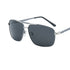 Polarized Sunglasses with Double Bar Flat Stainless Metal Frame(8810*Rong)