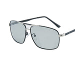 Polarized Sunglasses with Double Bar Flat Stainless Metal Frame(8810*Rong)