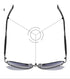 Polarized Fashion Sunglasses with Double Bar Flat Stainless Metal Frame( JS8516*Wan)