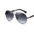 Polarized Fashion Sunglasses with Double Bar Flat Stainless Metal Frame( JS8516*Wan)