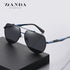 Polarized Sunglasses with Double Bar Flat Stainless Metal Frame( 6322*Wan)