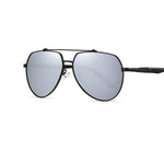 Polarized Sunglasses with Double Bar Flat Stainless Metal Frame( 6322*Wan)