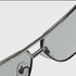 Polarized Sunglasses Men's Sunglasses Driving Mirror Color Changing Glasses Night Vision Goggles，metal frame(Fu/8521)