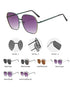 Metal Korean Appear thin slimming Sunglasses(7751*Gu)