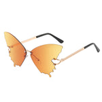 Butterfly Gradual fashion Sunglasses(90146*Xi)