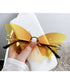 Butterfly Gradual fashion Sunglasses(90146*Xi)