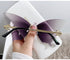 Butterfly Gradual fashion Sunglasses(90146*Xi)