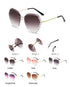 Diamond rimless crystal with cut edges for UV protection Sunglasses(9032*Xi)