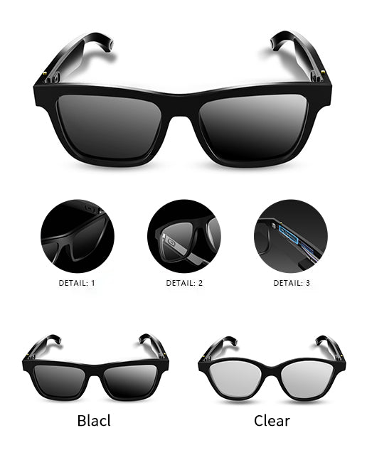 Wireless Bluetooth 5.0 Sports Lntelligent Audio Bluetooth Glasses