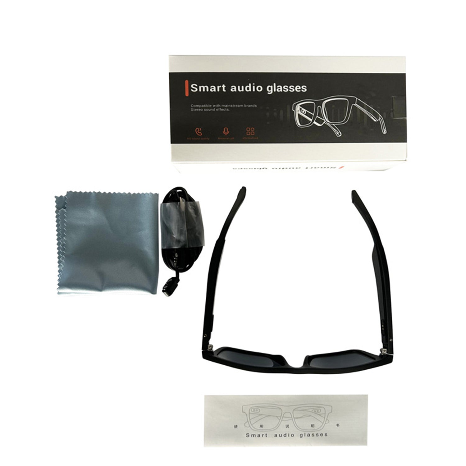 Wireless Bluetooth 5.0 Sports Lntelligent Audio Bluetooth Glasses