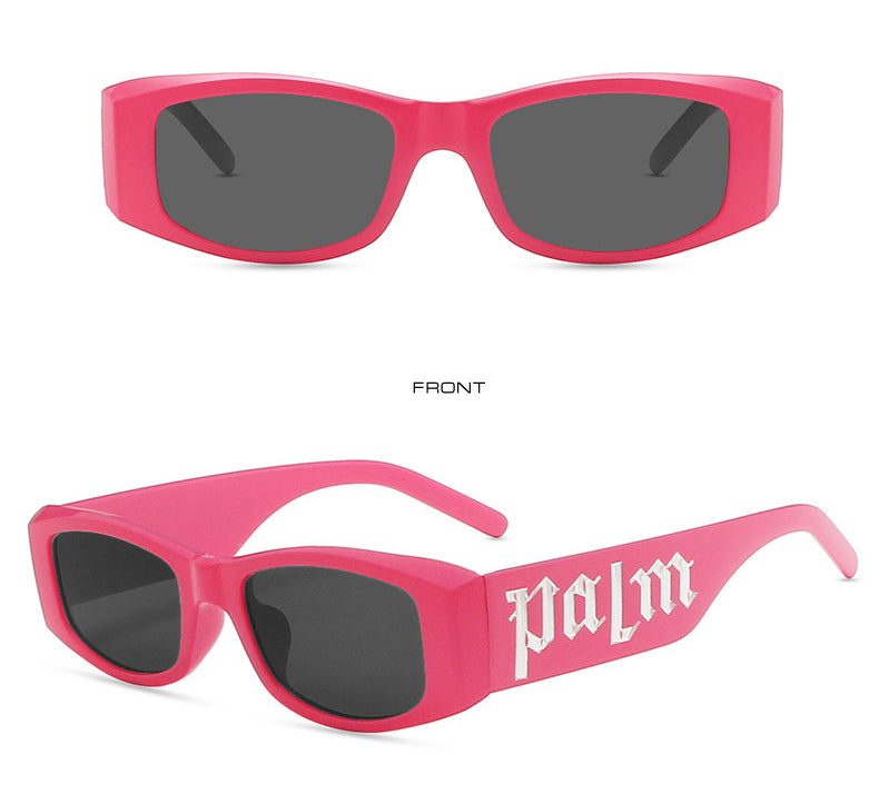 Trendy ins Hip Hop Punk Letter Sunglasses(5326*Gu)