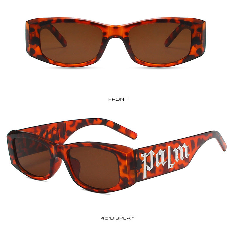 Trendy ins Hip Hop Punk Letter Sunglasses(5326*Gu)