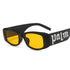 Trendy ins Hip Hop Punk Letter Sunglasses(5326*Gu)