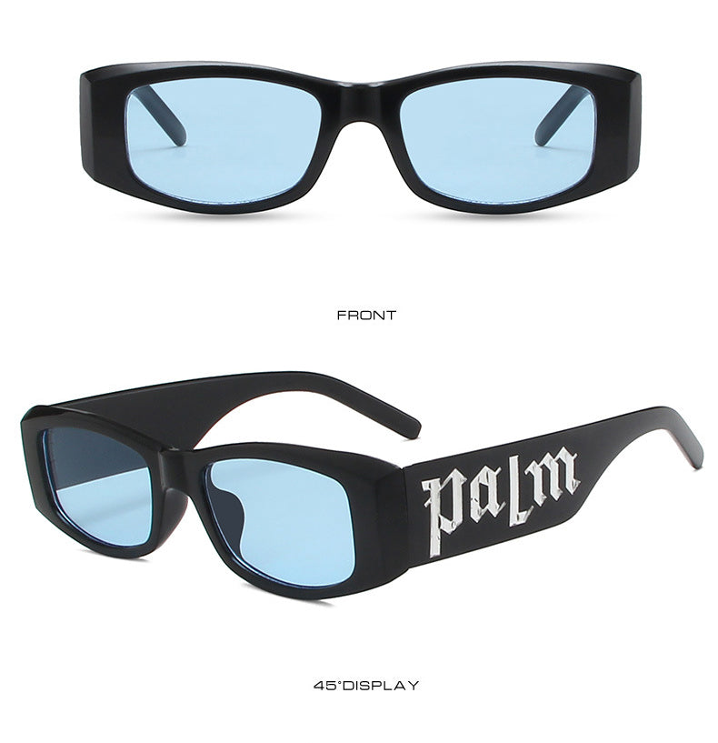 Trendy ins Hip Hop Punk Letter Sunglasses(5326*Gu)