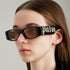 Trendy ins Hip Hop Punk Letter Sunglasses(5326*Gu)