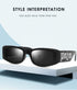 Trendy ins Hip Hop Punk Letter Sunglasses(5326*Gu)