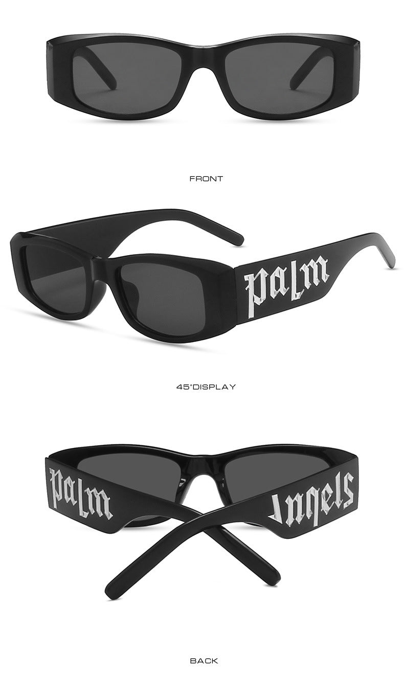 Trendy ins Hip Hop Punk Letter Sunglasses(5326*Gu)