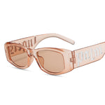 Trendy ins Hip Hop Punk Letter Sunglasses(5326*Gu)