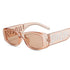 Trendy ins Hip Hop Punk Letter Sunglasses(5326*Gu)