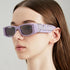 Trendy ins Hip Hop Punk Letter Sunglasses(5326*Gu)