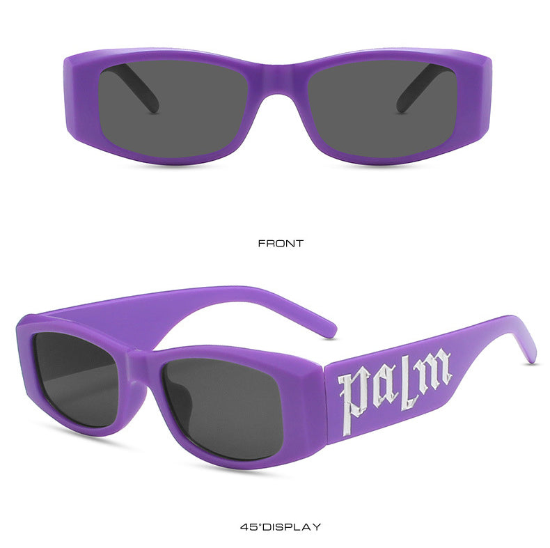 Trendy ins Hip Hop Punk Letter Sunglasses(5326*Gu)