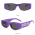 Trendy ins Hip Hop Punk Letter Sunglasses(5326*Gu)