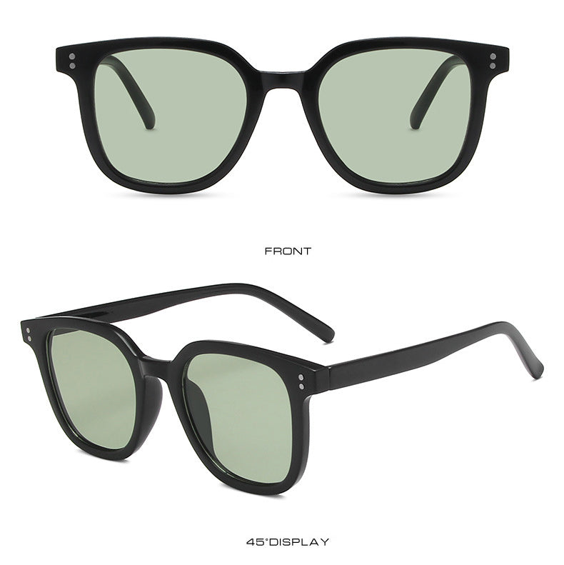 Square retro rice nail Sunglasses(20136*Gu)