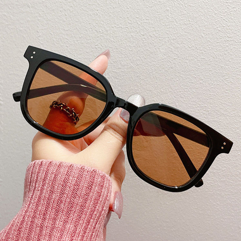 Square retro rice nail Sunglasses(20136*Gu)