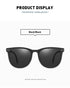 Polarized Foldable Sunglasses For Men And Women Retro Square Frame (Fu/3035）