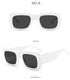 Modern Y2K trendy box Sunglasses(9094*Gu)