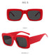 Modern Y2K trendy box Sunglasses(9094*Gu)