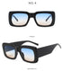 Modern Y2K trendy box Sunglasses(9094*Gu)