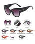 European and american ins large frame T-shaped fashionable Sunglasses(9778*Gu)