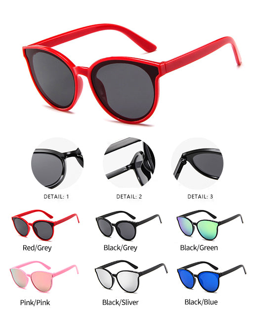 Children Boys and girls' trendy and personalized Sunglasses(9022*Gu)