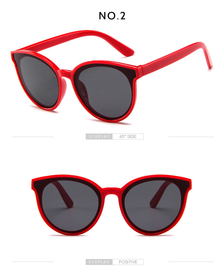 Children Boys and girls' trendy and personalized Sunglasses(9022*Gu)