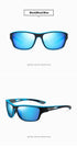 Cyclist Outdoor Sports Fashion Sunglasses Men and Women Polarizers Windproof Sunglasses(Fu/3040)