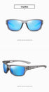 Cyclist Outdoor Sports Fashion Sunglasses Men and Women Polarizers Windproof Sunglasses(Fu/3040)