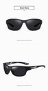 Cyclist Outdoor Sports Fashion Sunglasses Men and Women Polarizers Windproof Sunglasses(Fu/3040)