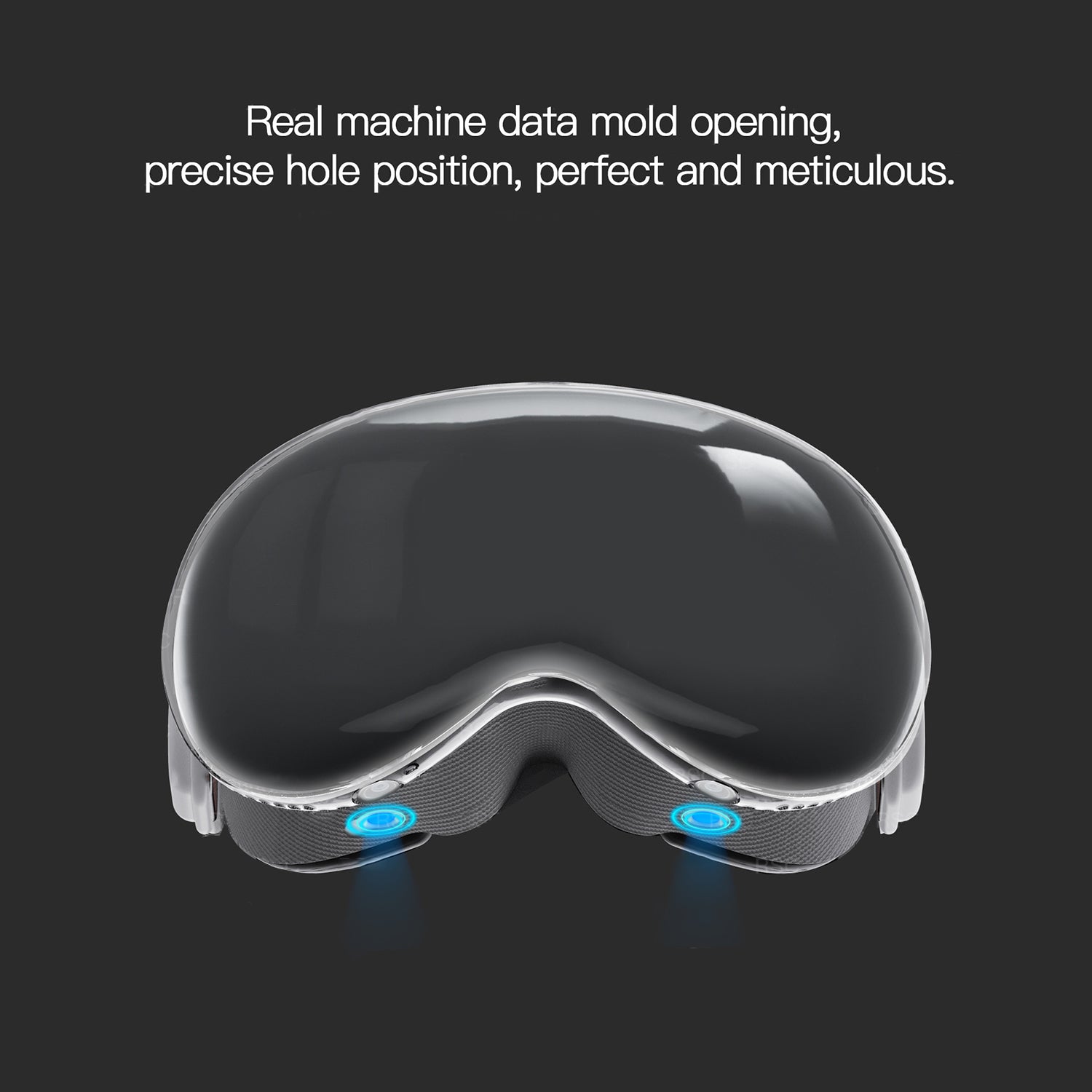 Apple Vision Pro Protective Case VR Outer Cover Transparent Anti-fall Protective Case-Clear