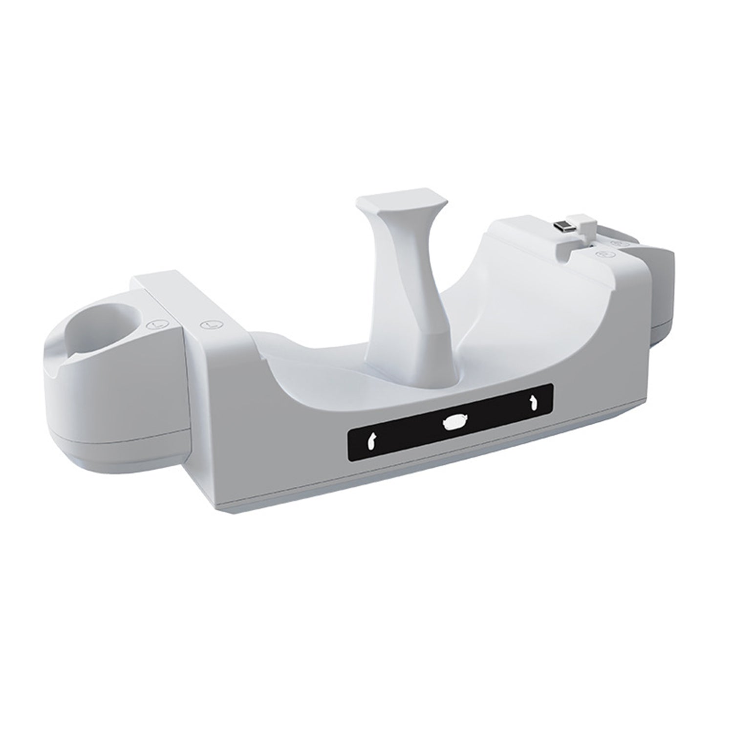 Wall/desktop Charging Base Accessory for Meta Quest 3 VR Glasses and Controller-White